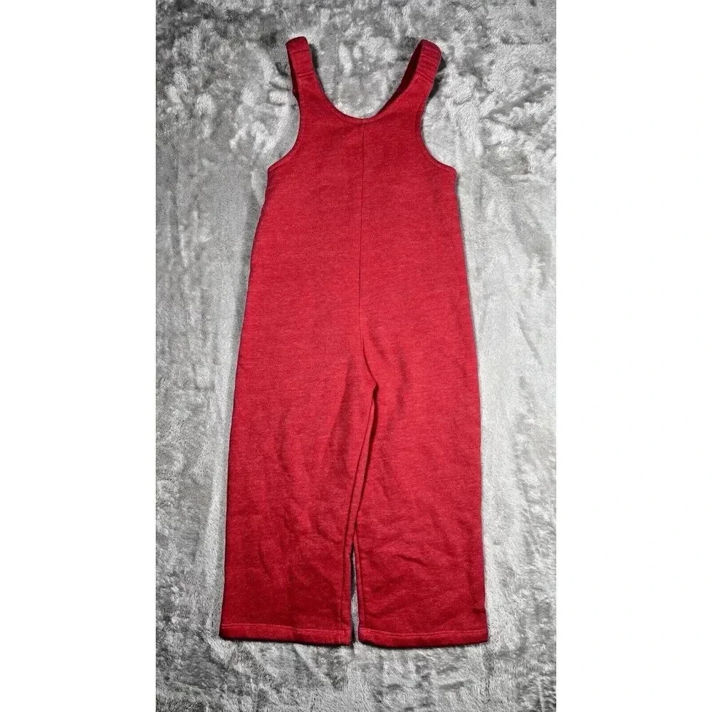 Disney Minnie Mouse Jumpsuit Toddler 5T Chrysanthemum Classic Cotton Blend Comfy